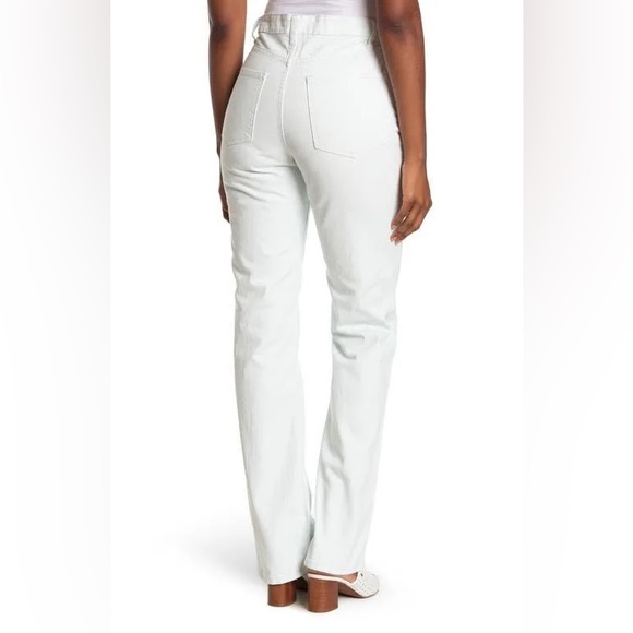 NWT WeWoreWhat High Rise Stretch Denim Kick Flare Jeans in Super Bleached - Picture 2 of 5